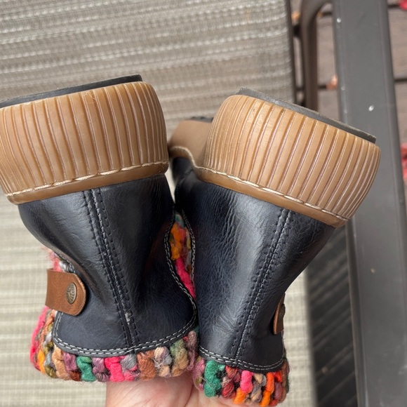 Rieker Ladies Felicitas Navy blue Ankle Multicolor Trim boots-9-NWIT - Picture 8 of 11